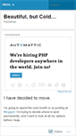 Mobile Screenshot of beautifulbutcold.wordpress.com