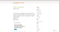 Desktop Screenshot of anskijeghino.wordpress.com