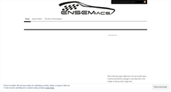 Desktop Screenshot of ensemiacs.wordpress.com