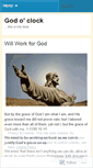 Mobile Screenshot of godoclock.wordpress.com