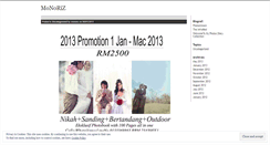 Desktop Screenshot of monoriz.wordpress.com
