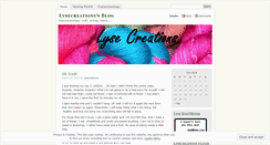 Desktop Screenshot of lysecreations.wordpress.com