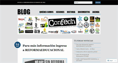 Desktop Screenshot of confech.wordpress.com