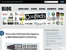 Tablet Screenshot of confech.wordpress.com