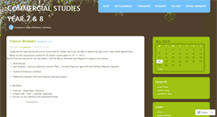 Desktop Screenshot of commstudybiz.wordpress.com