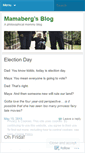 Mobile Screenshot of mamaberg.wordpress.com