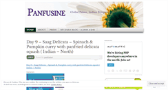 Desktop Screenshot of panfusine.wordpress.com