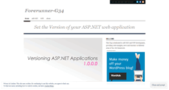 Desktop Screenshot of forerunnerg34.wordpress.com