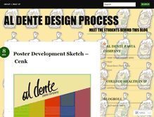 Tablet Screenshot of g2aldente.wordpress.com