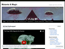 Tablet Screenshot of mutantsmagic.wordpress.com