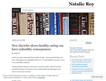 Tablet Screenshot of nataliecroy.wordpress.com