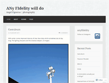 Tablet Screenshot of anyfidelity.wordpress.com