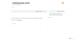 Desktop Screenshot of caseyoraa.wordpress.com