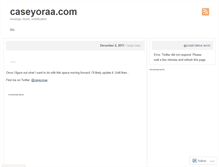 Tablet Screenshot of caseyoraa.wordpress.com