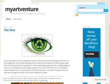 Tablet Screenshot of myartventure.wordpress.com