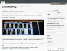 Tablet Screenshot of mackatackblog.wordpress.com