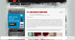 Desktop Screenshot of footballmuscles.wordpress.com