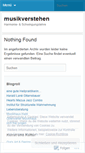 Mobile Screenshot of musikverstehen.wordpress.com