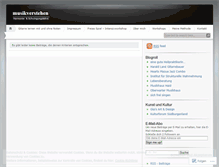 Tablet Screenshot of musikverstehen.wordpress.com