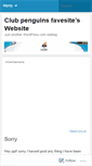 Mobile Screenshot of clubpenguinsfavesite.wordpress.com