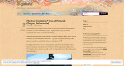 Desktop Screenshot of lagalerie2011.wordpress.com