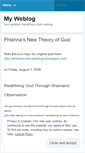 Mobile Screenshot of phishnagodtheory.wordpress.com