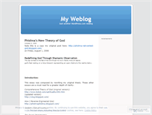 Tablet Screenshot of phishnagodtheory.wordpress.com