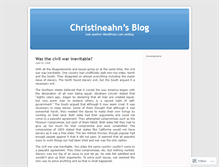 Tablet Screenshot of christineahn.wordpress.com