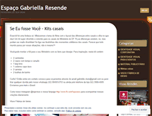 Tablet Screenshot of gabriellaresende.wordpress.com