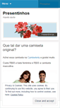 Mobile Screenshot of presentinhos.wordpress.com