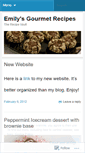 Mobile Screenshot of emilychef.wordpress.com