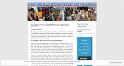 Desktop Screenshot of georgetownmarketplace.wordpress.com