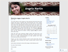 Tablet Screenshot of angelamartin.wordpress.com