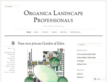 Tablet Screenshot of organicalandscape.wordpress.com