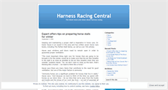 Desktop Screenshot of harnessracing.wordpress.com