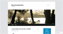 Desktop Screenshot of bexinwonderland.wordpress.com