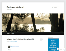 Tablet Screenshot of bexinwonderland.wordpress.com