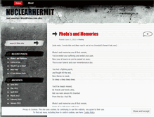 Tablet Screenshot of nuclearhermit.wordpress.com