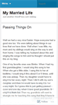Mobile Screenshot of mymarriedlife.wordpress.com