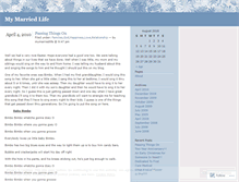 Tablet Screenshot of mymarriedlife.wordpress.com