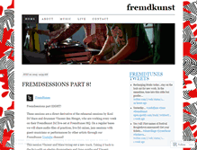 Tablet Screenshot of fremdkunst.wordpress.com