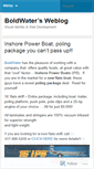Mobile Screenshot of boldwater.wordpress.com