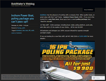 Tablet Screenshot of boldwater.wordpress.com