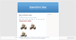 Desktop Screenshot of imperativegear.wordpress.com