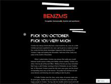 Tablet Screenshot of benizms.wordpress.com
