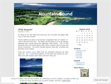 Tablet Screenshot of mountainbound8676.wordpress.com