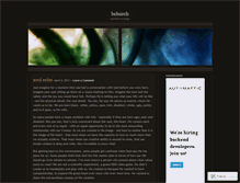 Tablet Screenshot of bchurched.wordpress.com