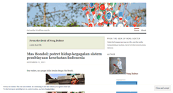 Desktop Screenshot of nengdokter.wordpress.com