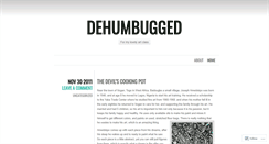 Desktop Screenshot of dehumbugged.wordpress.com