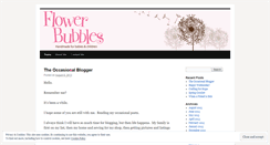 Desktop Screenshot of flowerbubbles.wordpress.com